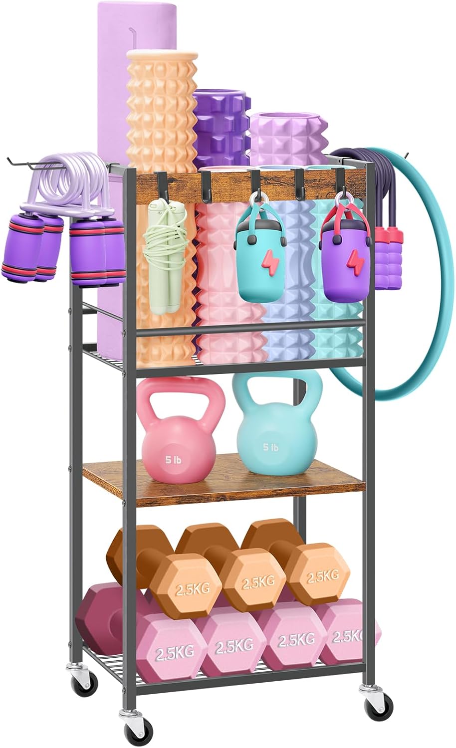 Organize Your Fitness Gear with Ease: Nandae Gym Rack