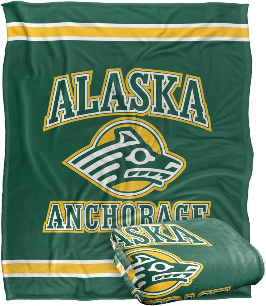 Collegiate Primary Logo Silky Touch Throw Blanket Collection