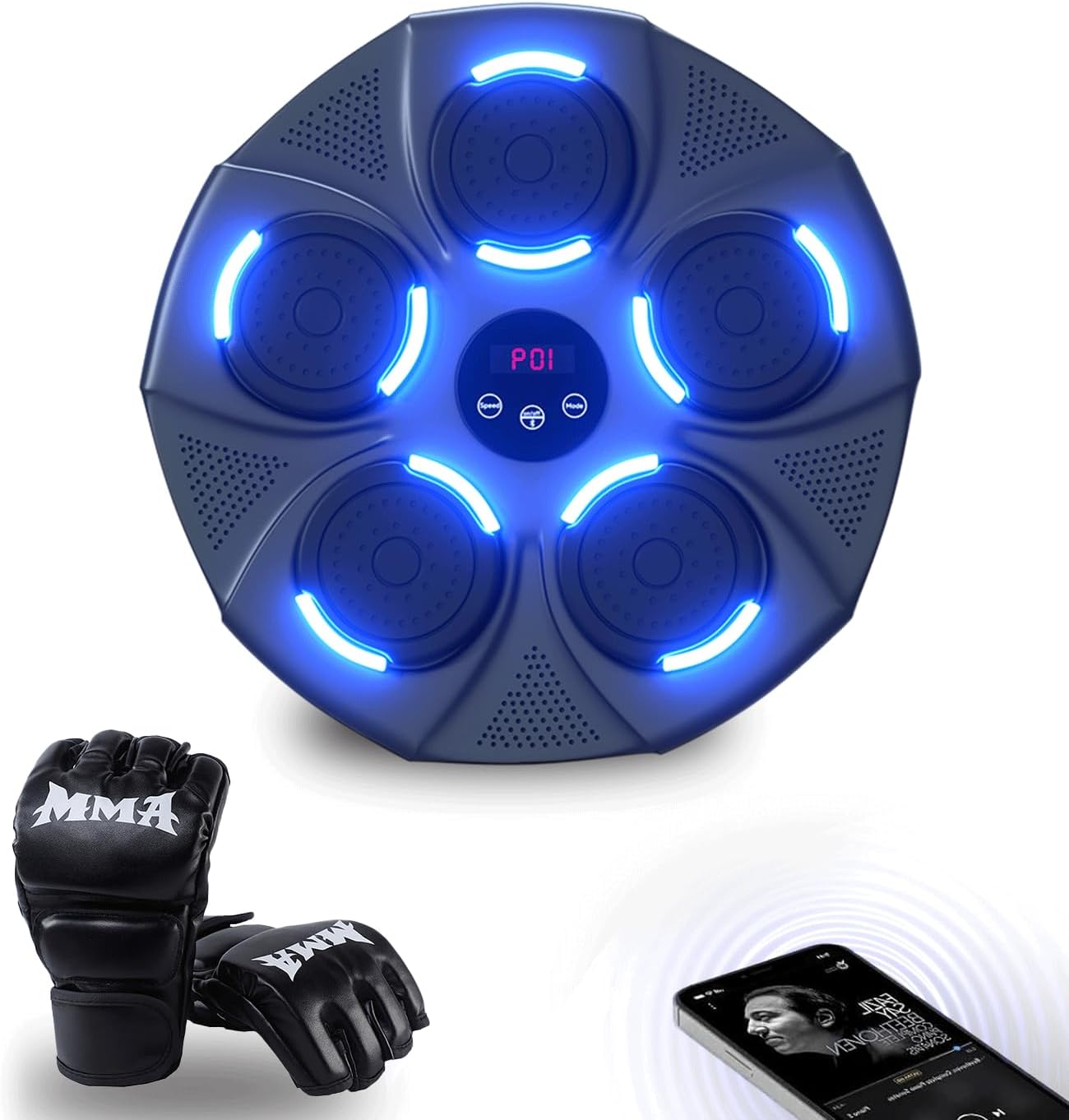 Music Boxing Workout Set for Home & Gym