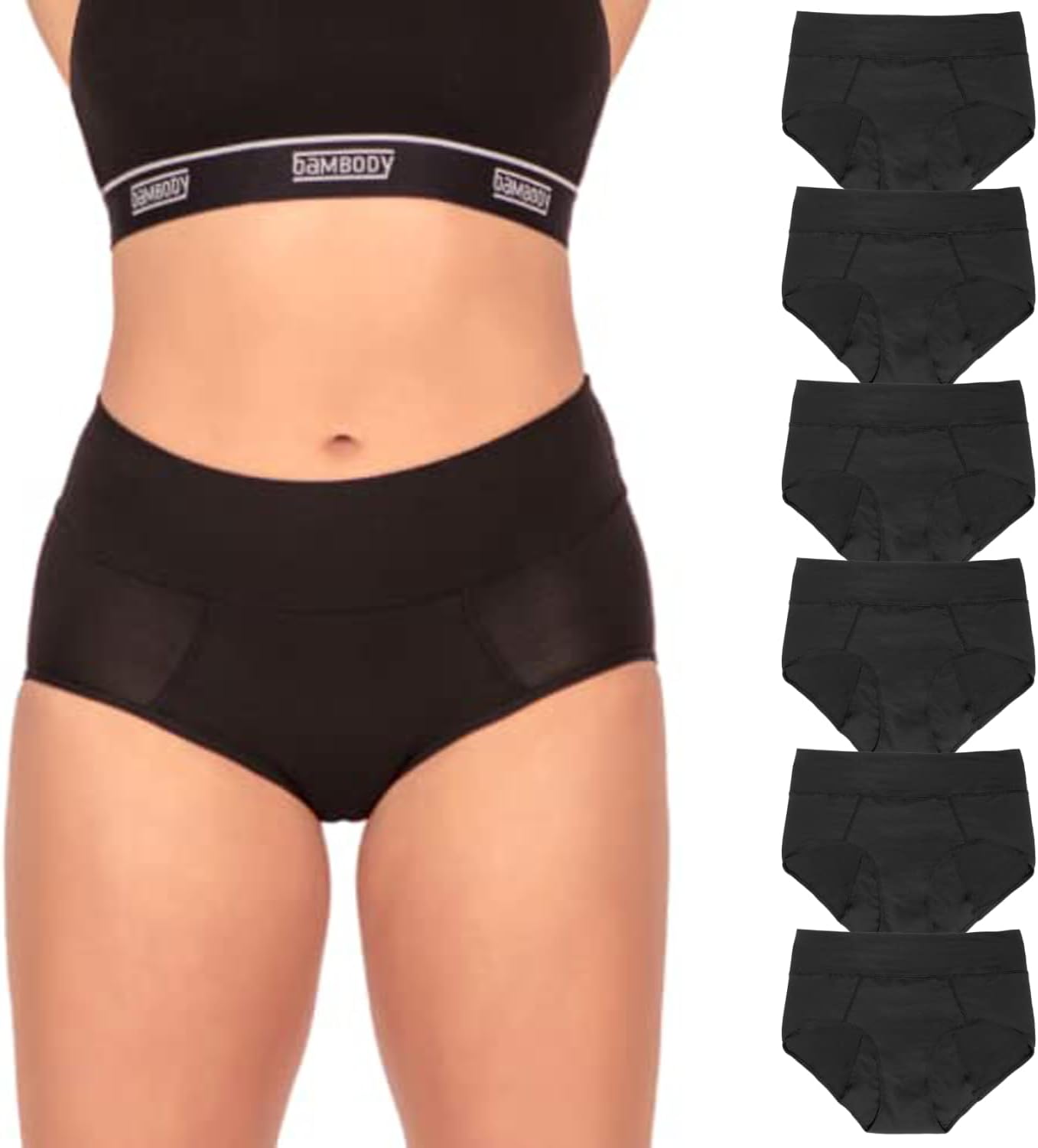 Bambody Absorbent Panties for Women - Soft and Leakproof Comfort