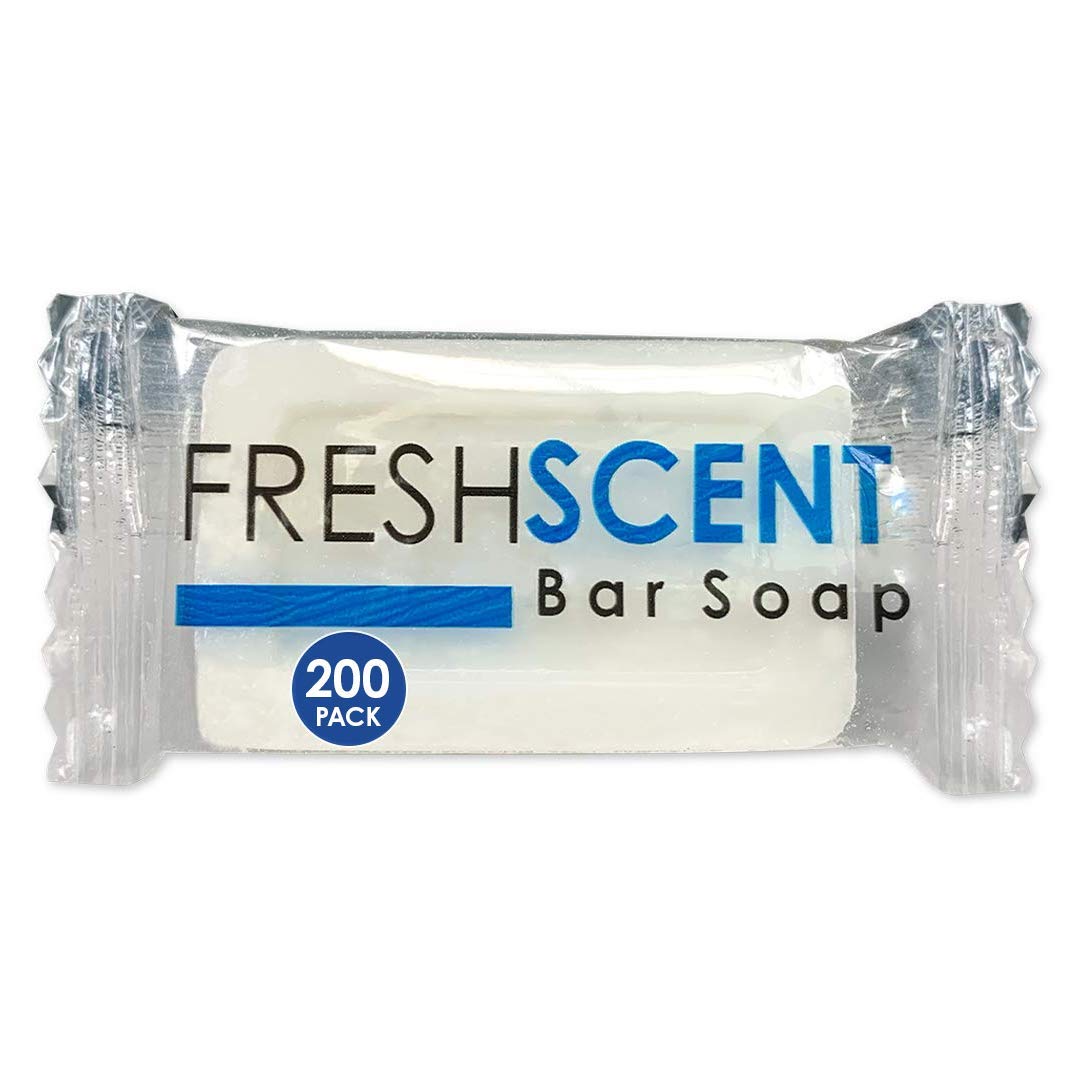 Freshscent 1.0 oz Bar Soap 200 Pack for Hotel Travel Size