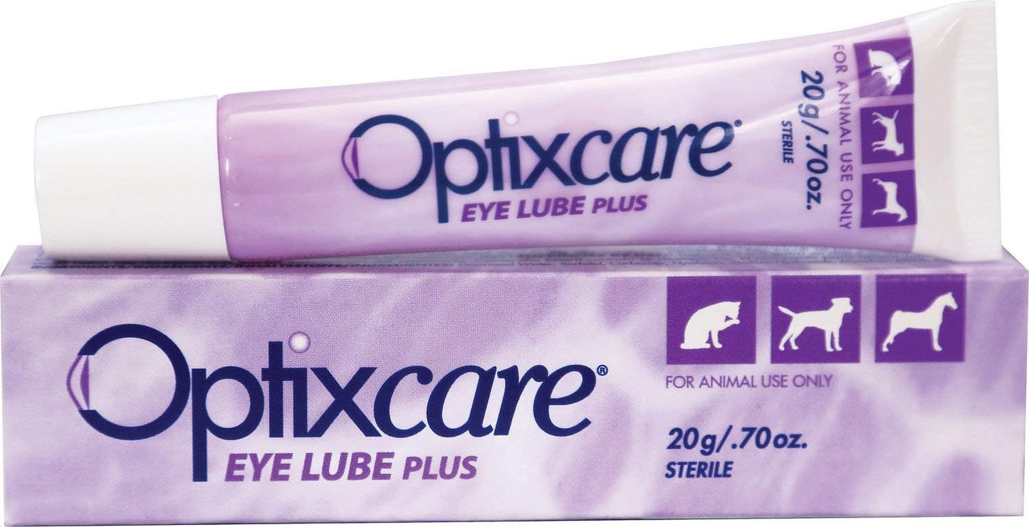 OptixCare Eye Lube Plus for Dogs, Cats, and Horses - 20g Pack