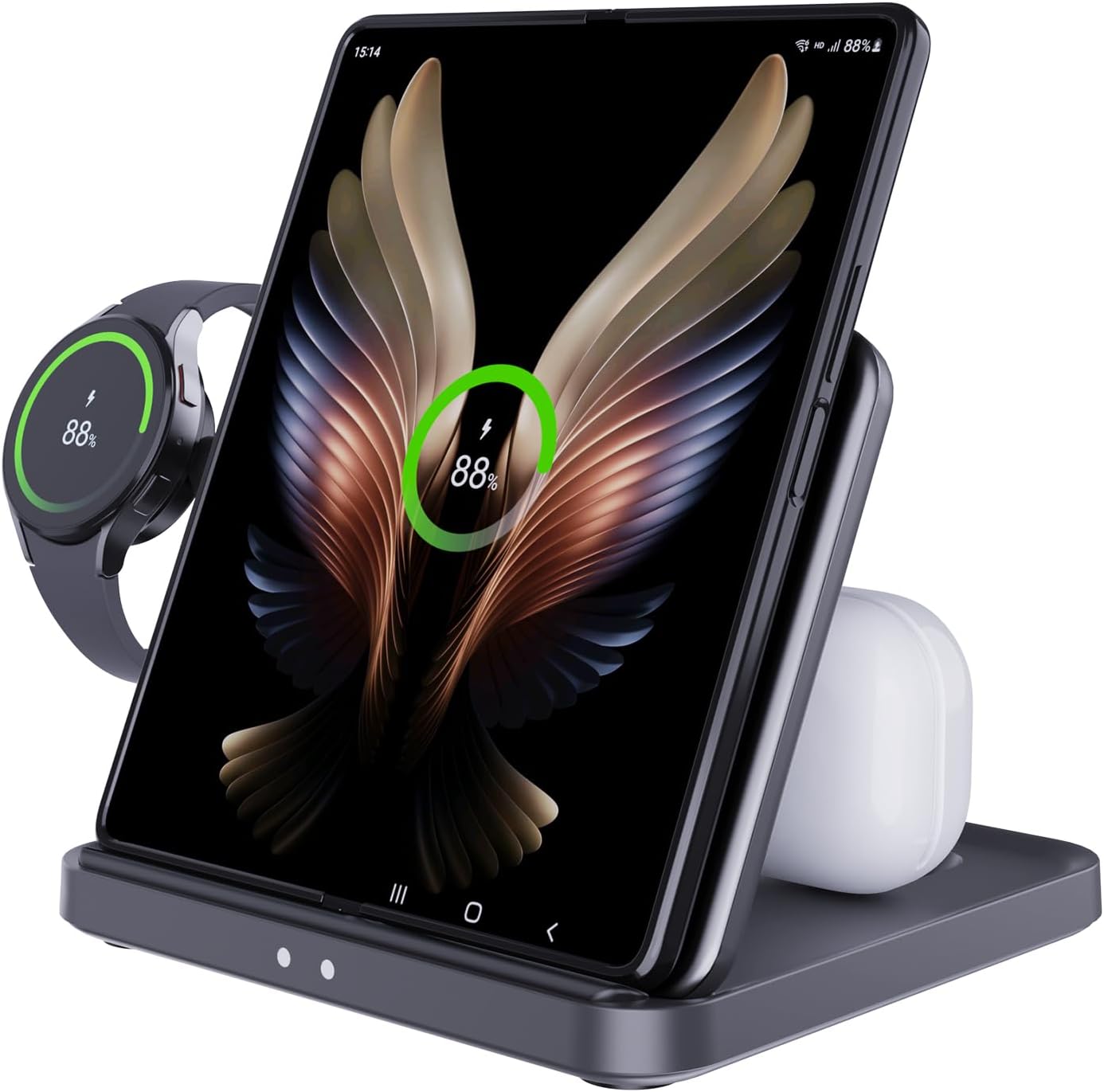 3 in 1 Wireless Charger Station for Samsung Z Fold Series Devices