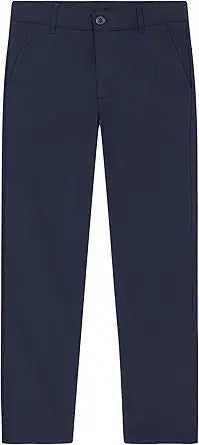 Nautica Boys School Uniform Twill Khaki Pants for Comfort & Style