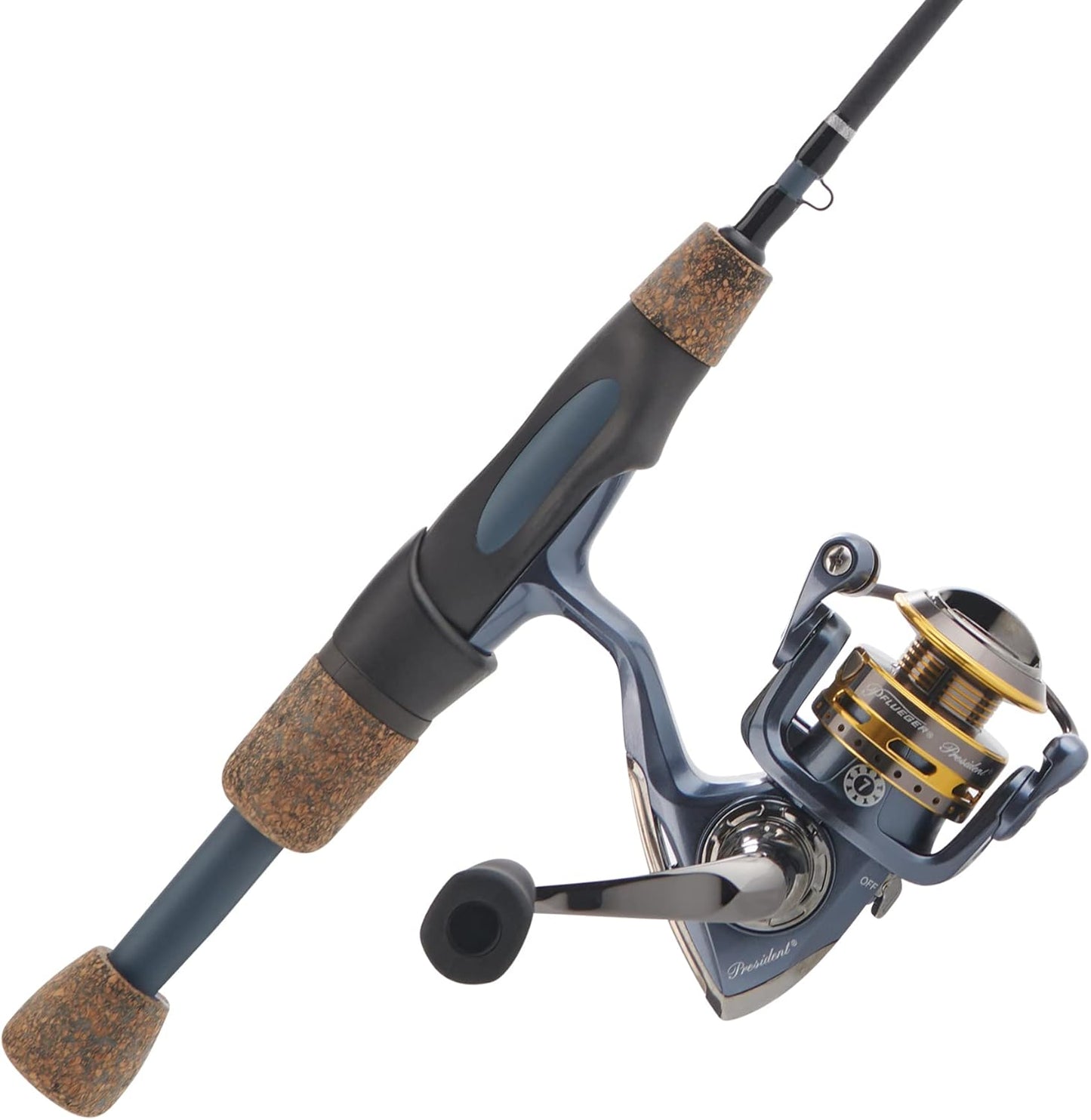 Fenwick Elite Tech Ice Fishing Rod & Pflueger Reel Combo - Smooth Performance