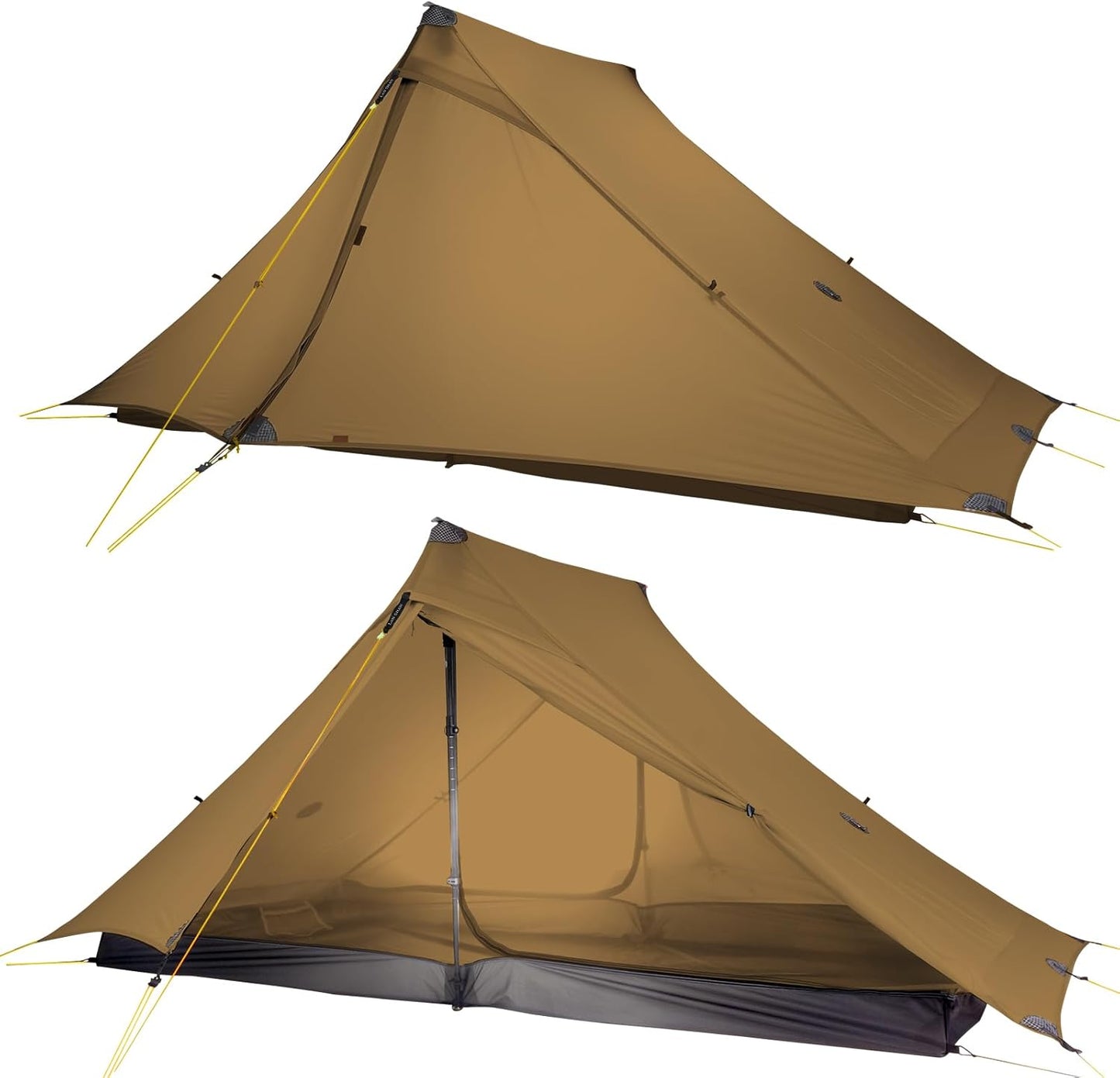 LANSHAN Ultralight 3-Season Tent for 1 or 2-Person Camping