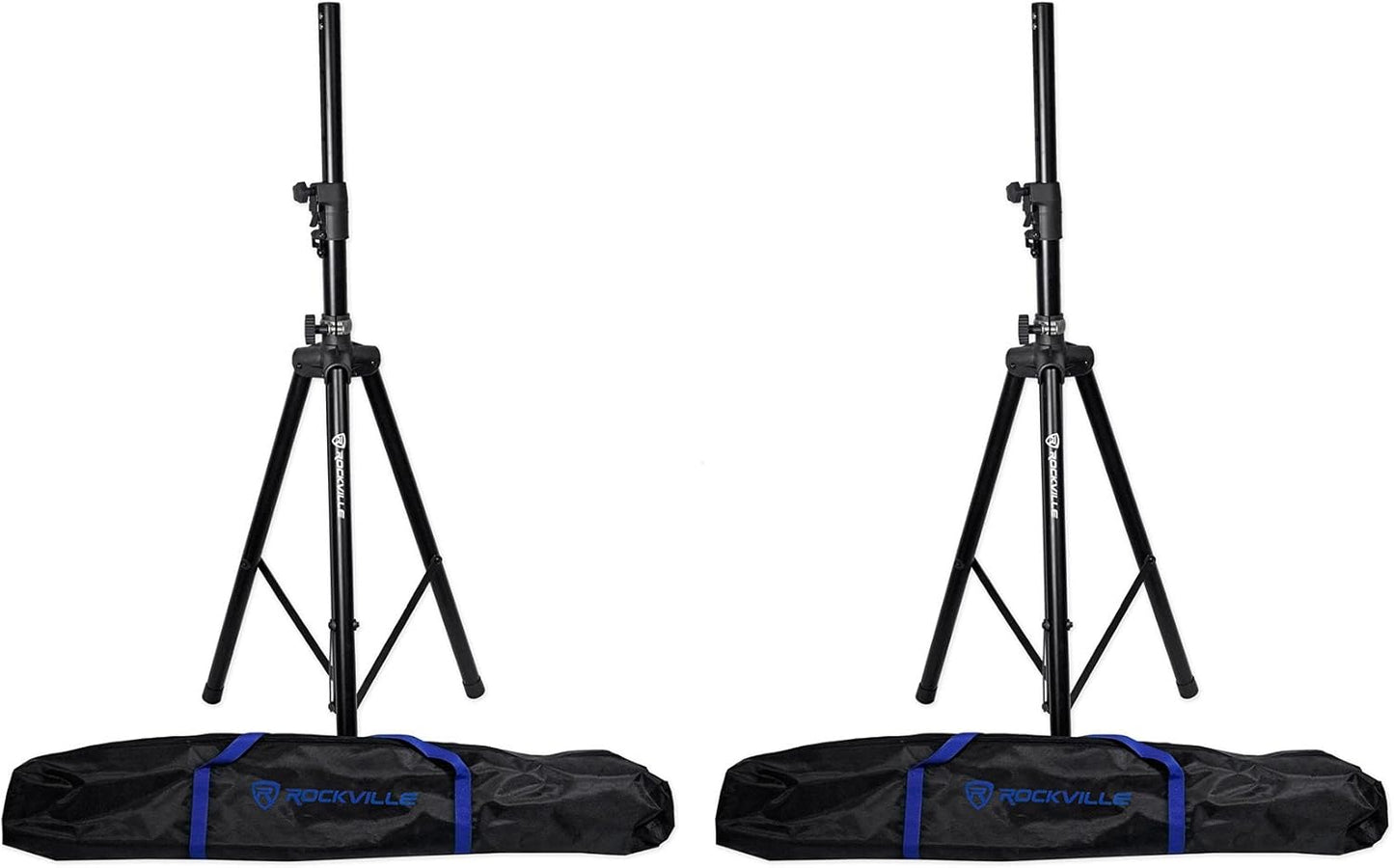Rockville RVSS4AB Hydraulic Auto Lift Tripod Speaker Stand Set