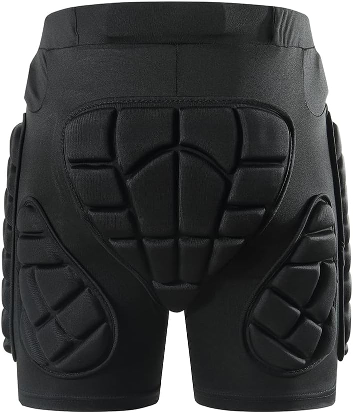WOLFBIKE 3D Padded Hip Butt Pad Shorts - Protect & Perform