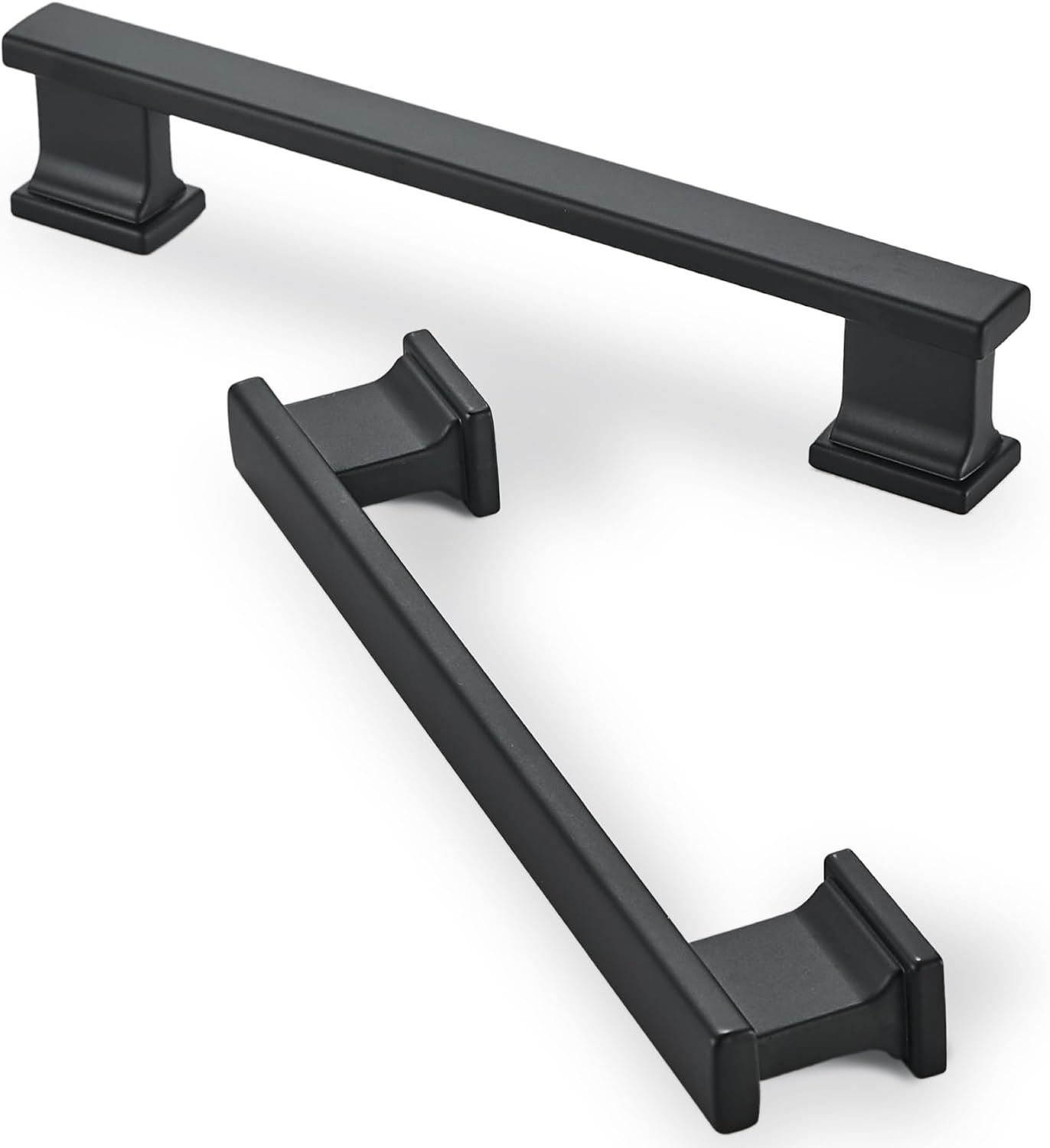 10 Pack 6 Inch Matte Black Kitchen Cabinet Handles for DIY