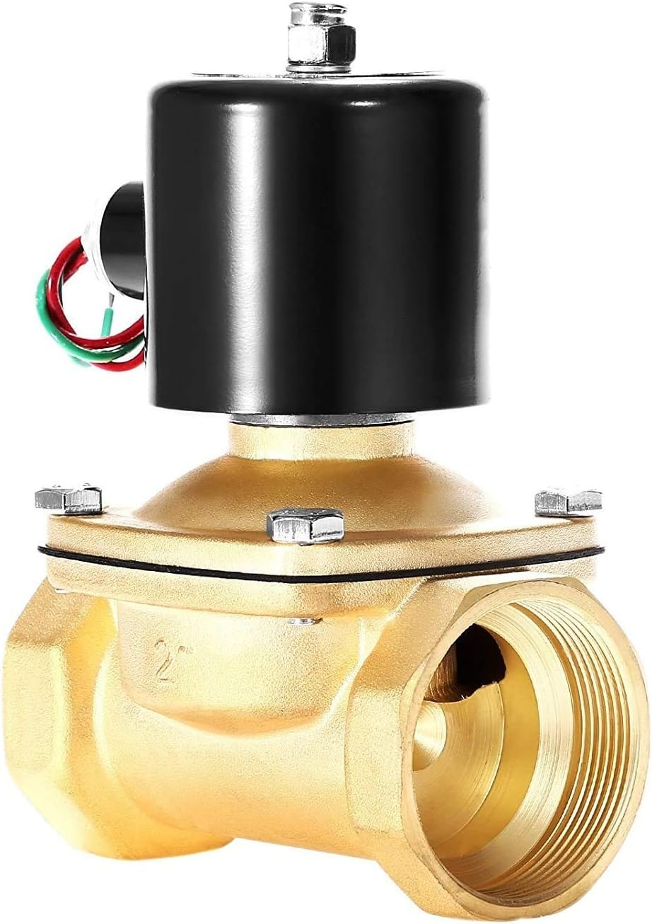 BACOENG Brass Electric Solenoid Valve 2in AC110V for Efficient Control