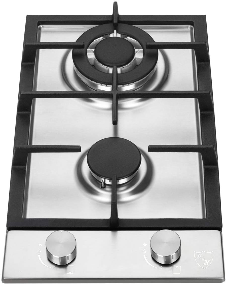 K&H 2 Burner 12 Inch LPG Propane Gas Stove Top Cooktop Review