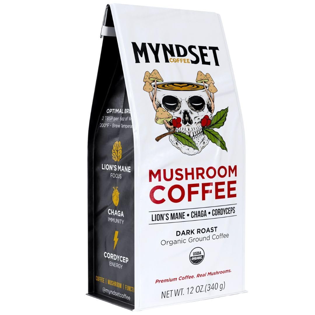 Organic Mushroom Coffee Boosts Focus & Energy!