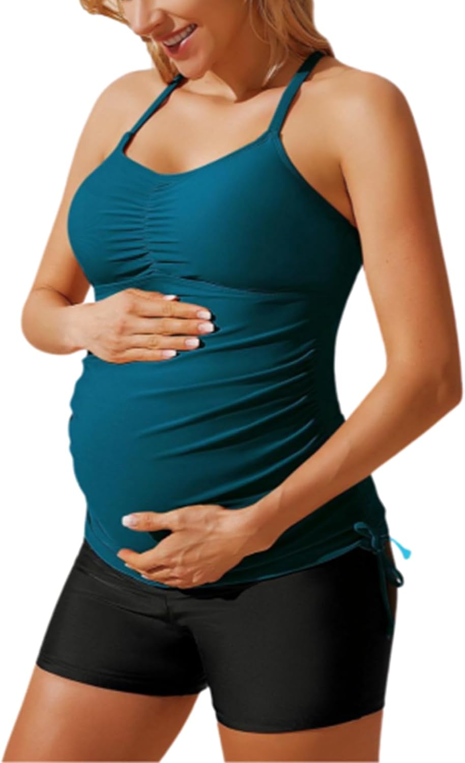 Maternity Athletic Tankini Swimsuits for Stylish Summer Fun