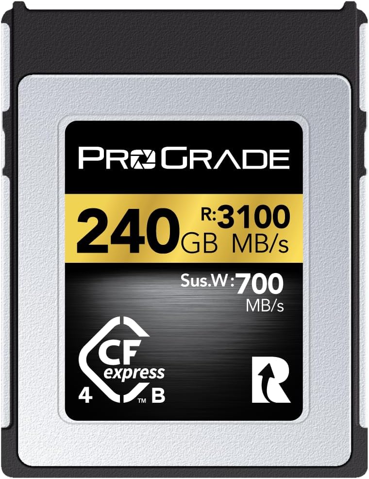 ProGrade Digital CFexpress 4.0 Type B Memory Card - 240GB Gold Series
