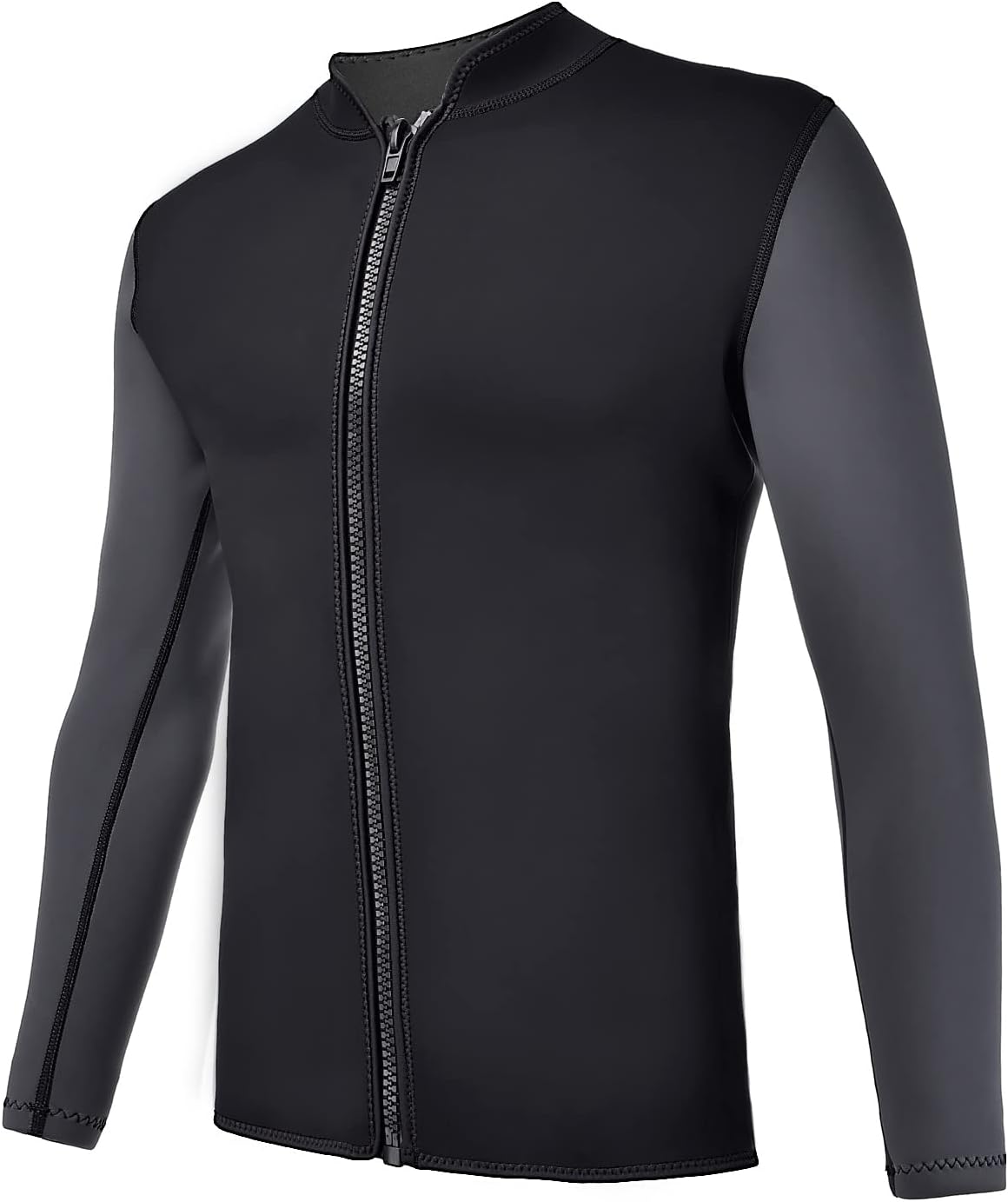 2mm Neoprene Long Sleeve Wetsuit Top Jacket for Water Sports