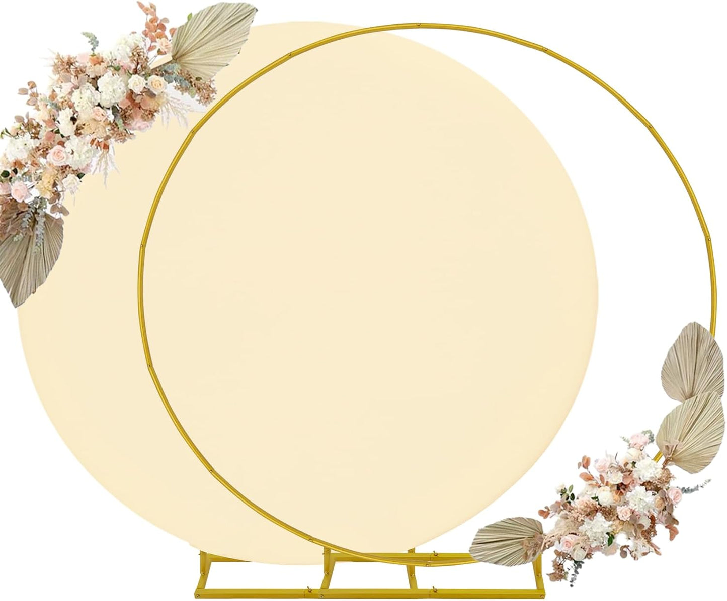 6.6ft Round Backdrop Stand by HAISIWLKJ for Events