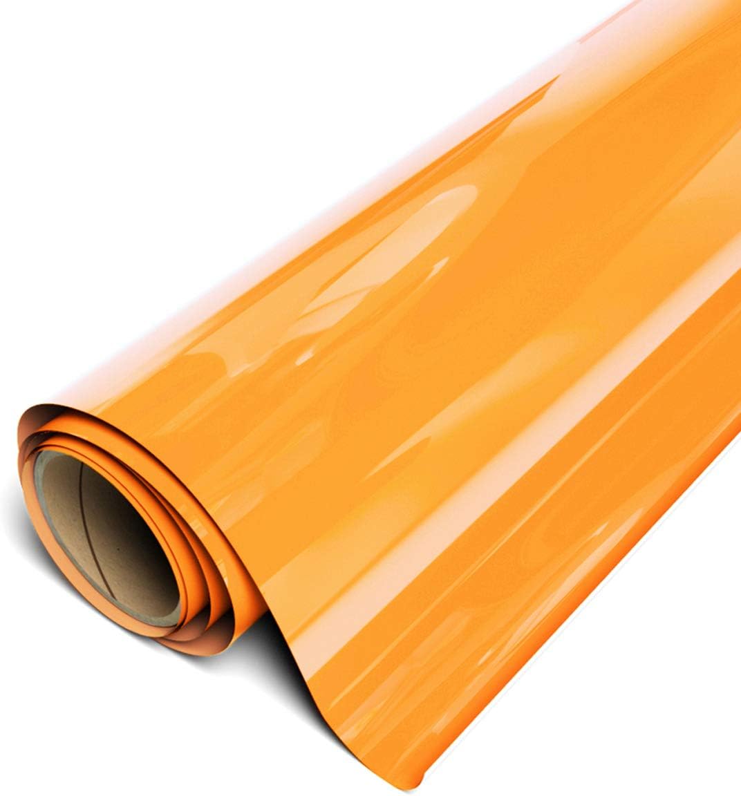 Siser EasyWeed Heat Transfer Vinyl 11.8x3ft Roll - Vibrant Fluorescent Orange for Siser/Cricut/Silhouette Cutters