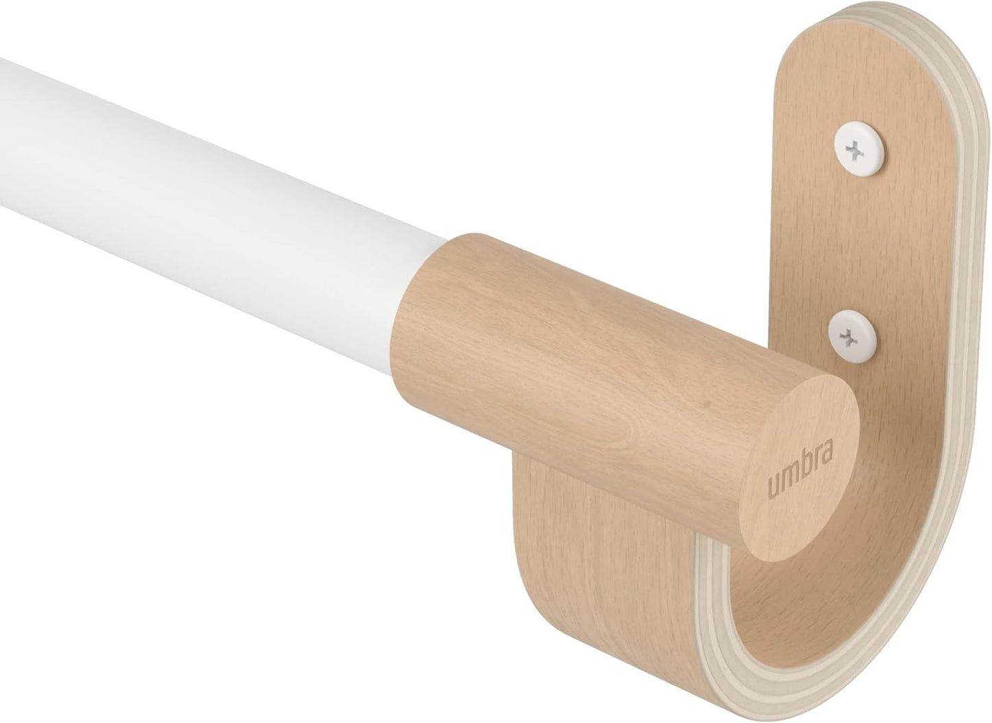 Adjustable Umbra Bellwood Curtain Rod Set - Easy Installation!