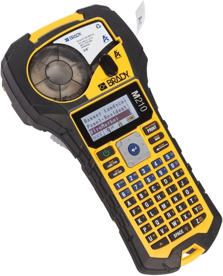 Brady M210 Portable Label Printer: Fast, Versatile, Durable!