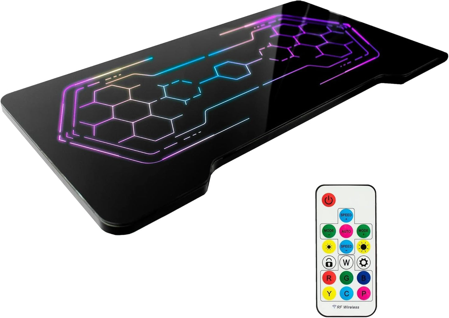 Breathing RGB Gaming Desk, Height Adjustable