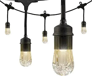 Enbrighten Classic Warm White String Lights for Outdoor Ambience