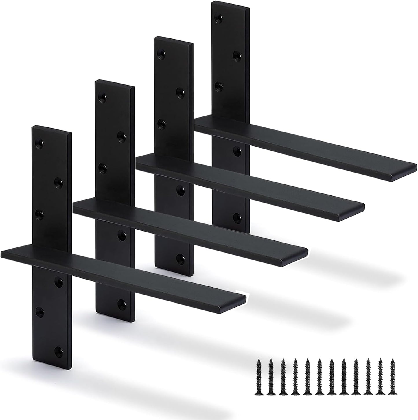 Heavy Duty Floating Shelf Brackets for Sturdy Support Needs