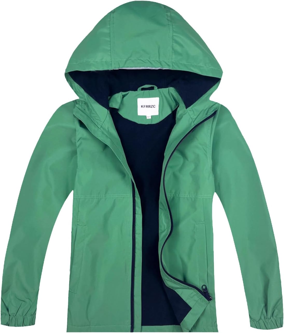 Boys Rain Jackets Waterproof Hooded Lightweight Windbreakers