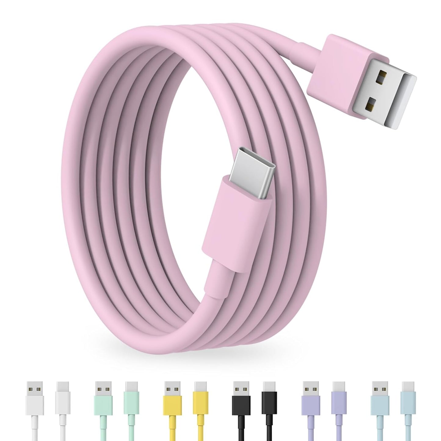 Fast Charge Pink Carplay Cable for iPhone 16 15 - WOCORUO
