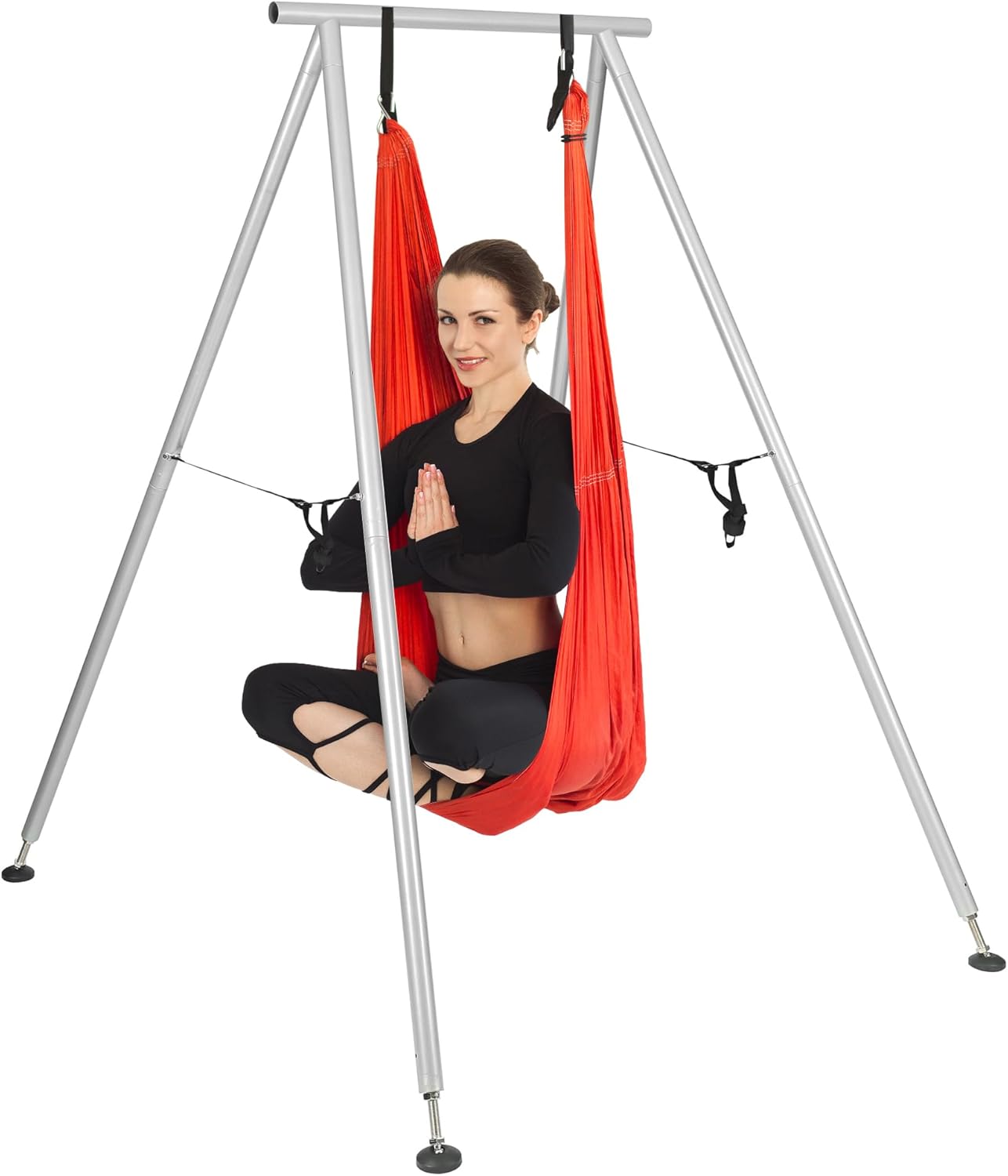 HECASA 8.1 FT Aerial Yoga Stand for Indoor and Outdoor Fitness