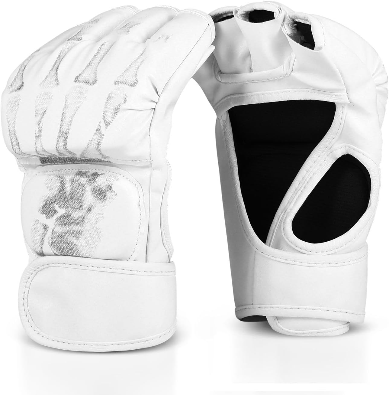 Flexzion Fingerless MMA Gloves - Ultimate All-Around Training Gear