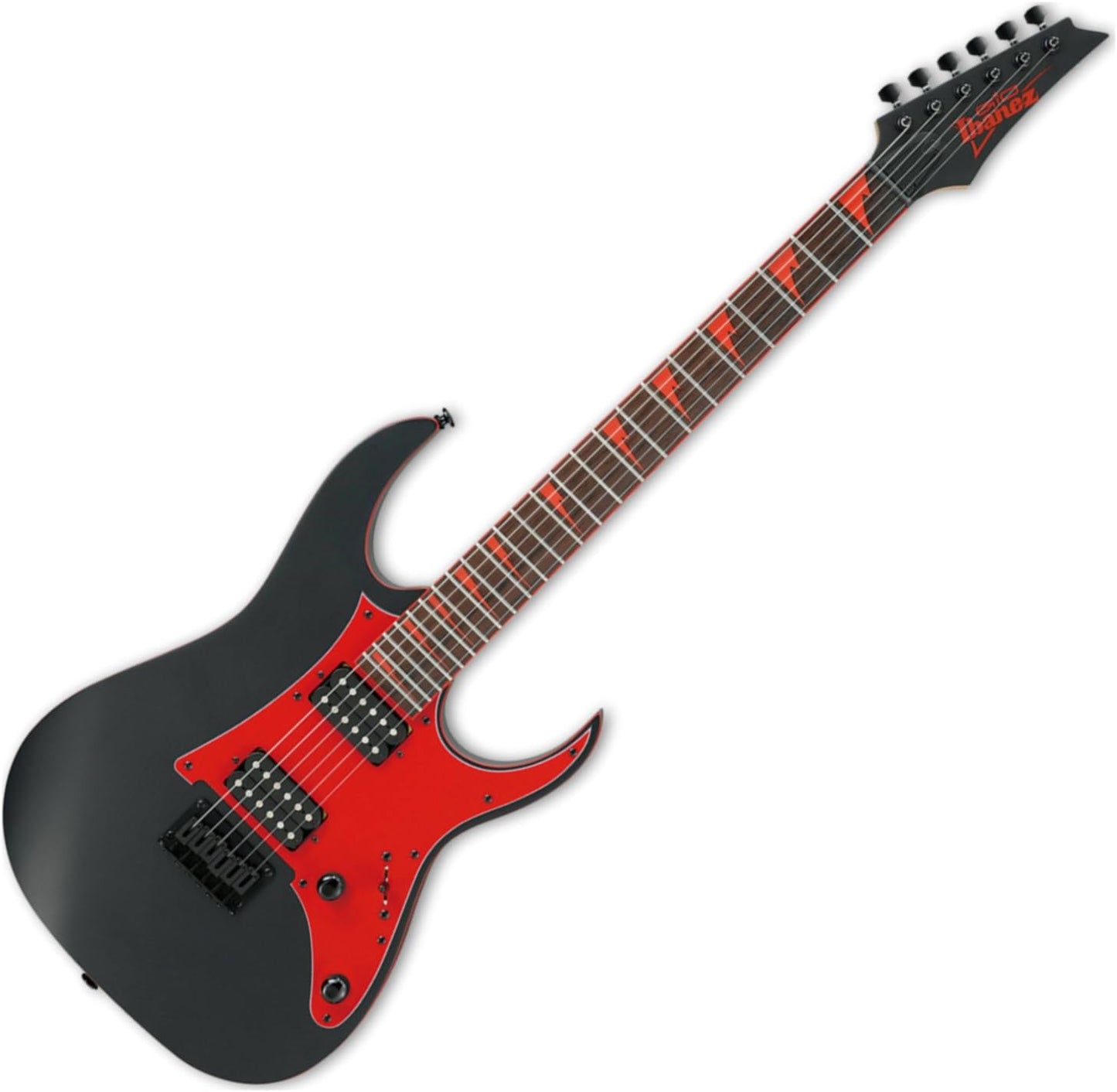 Ibanez GRG131DX - Black Flat: Sleek Style
