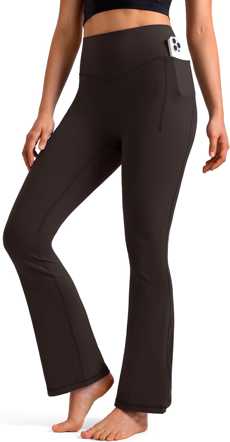 Colorfulkoala Dreamlux Mini Flare Leggings with Pockets