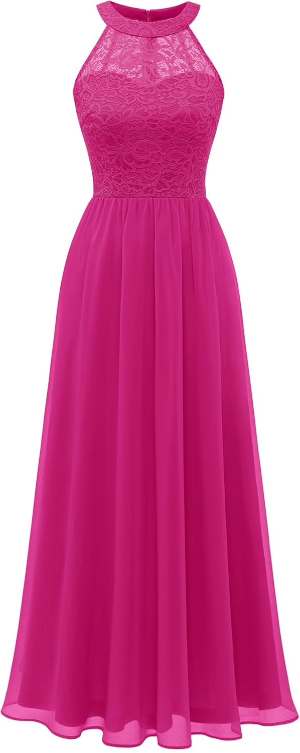 Wedtrend Women's Formal Dress: Elegant Halter Long Prom Dress