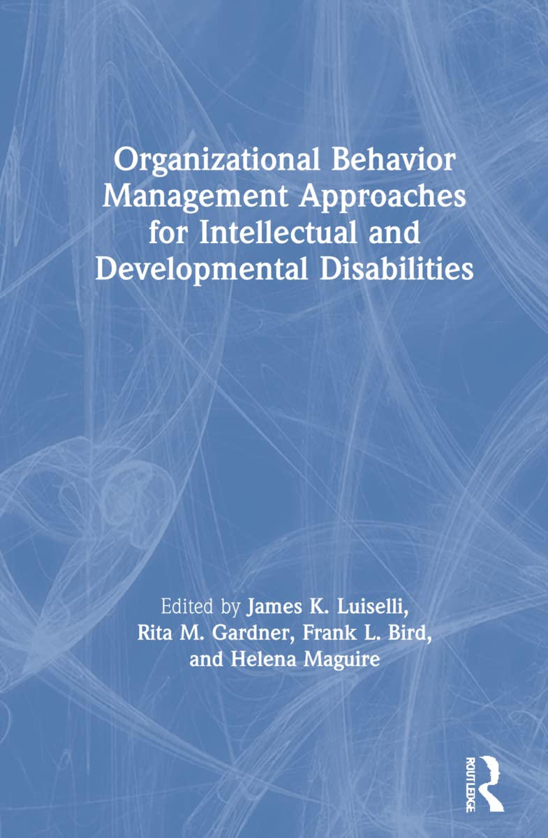 Organizational Behavior Management Approaches for Disabilities