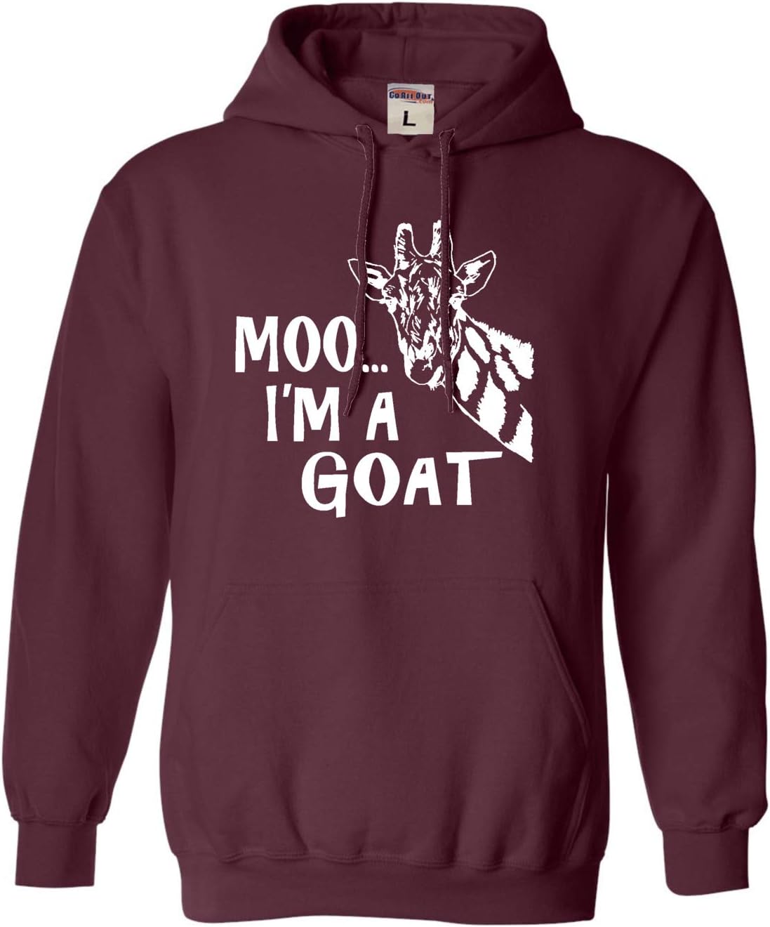 Go All Out Funny Goat Hoodie