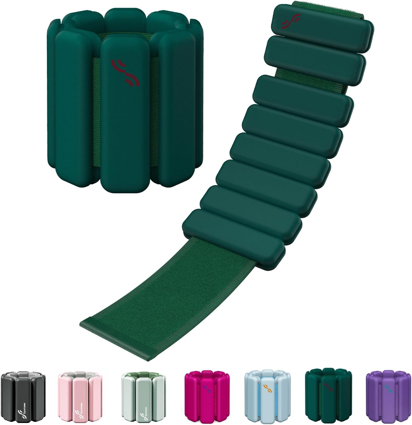 Sportneer Adjustable Wrist & Ankle Weights for All Workouts