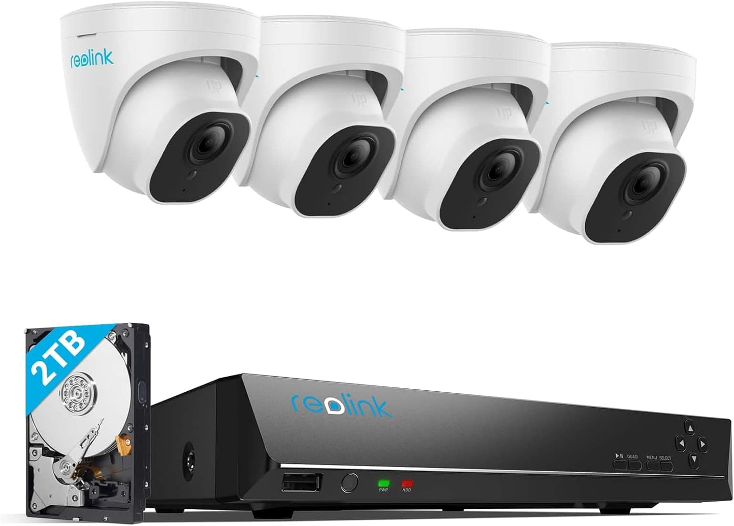 4K Security System + Person/Vehicle Detection!