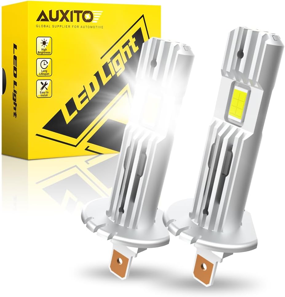 AUXITO H1 LED Bulb - 600% Brighter, Easy Install, No Flicker