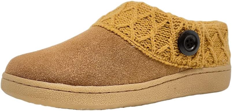 Clarks Women's Knit Scuff Slippers for Ultimate Comfort