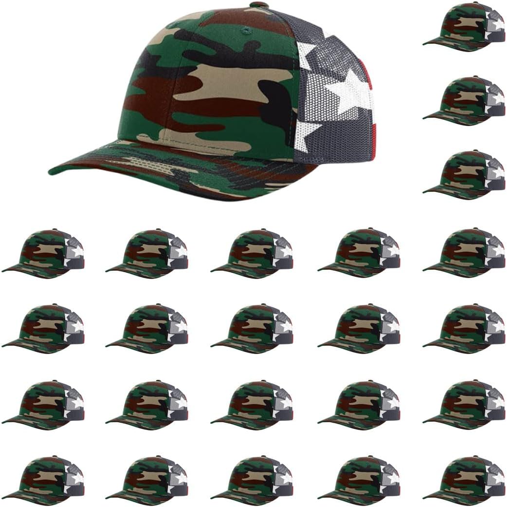 Richardson 112 Classic Six-Panel Adjustable Snapback Trucker Cap