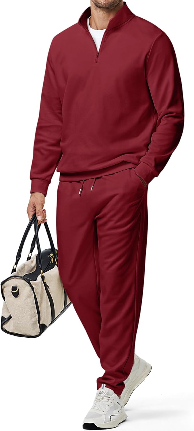 JMIERR 2025 Men Fall Tracksuit Set for Stylish Comfort