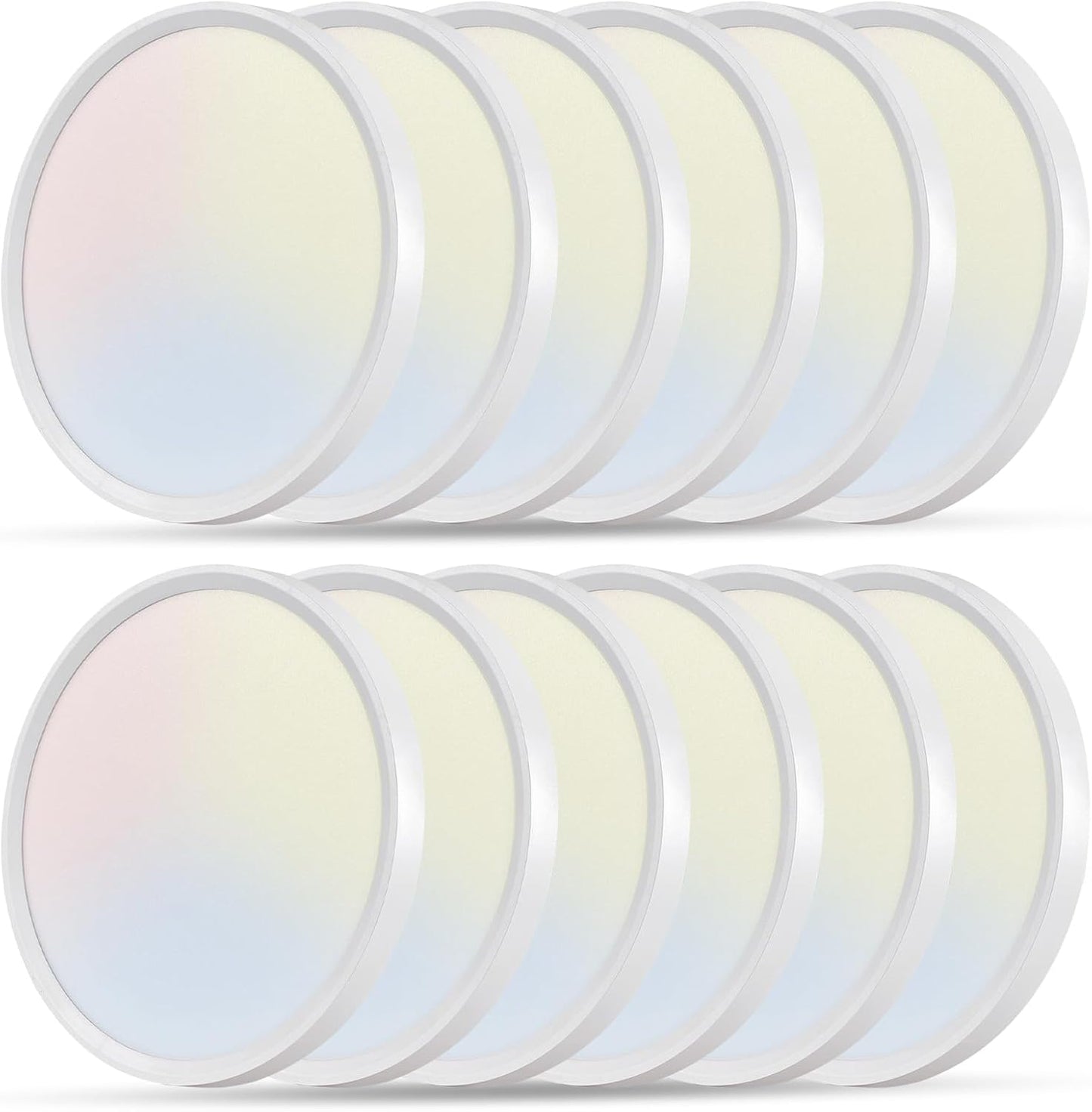 12 Inch LED Flush Mount Ceiling Light - 3 Color Temperatures