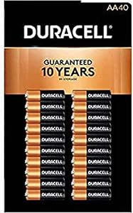 Duracell CopperTop AA Alkaline Batteries - 40 Count