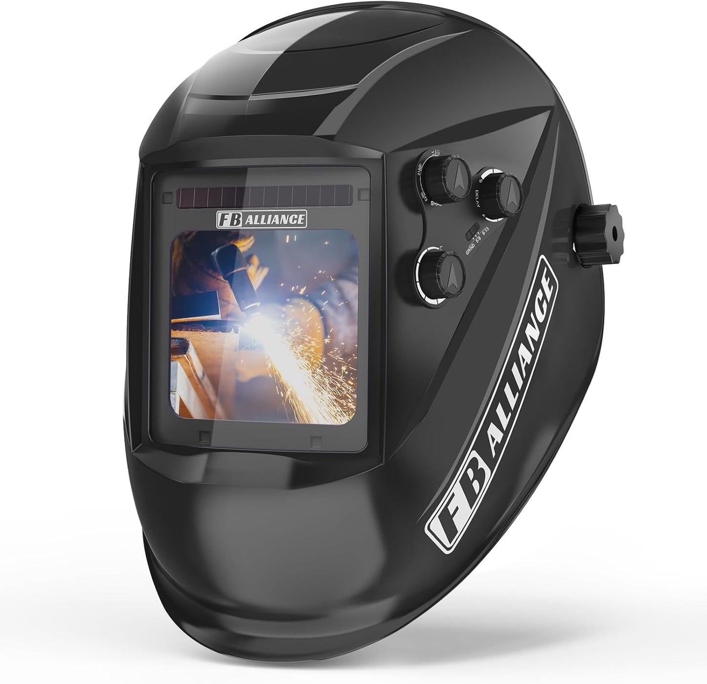 Wide Shade Auto Darkening Welding Helmet - Ultimate Protection