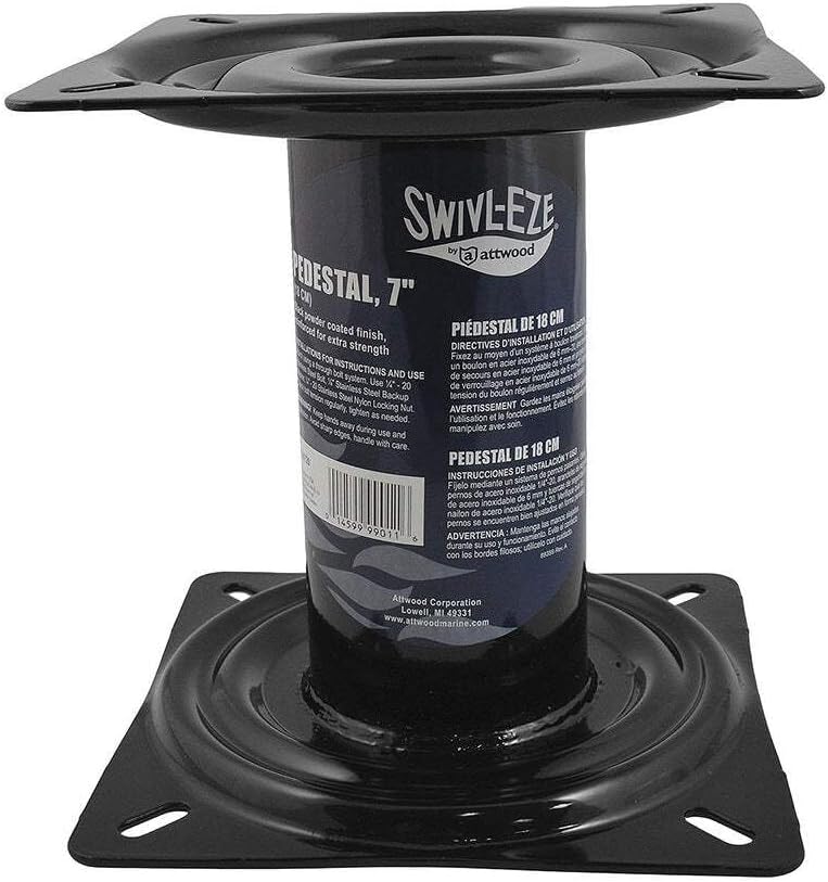 Attwood Economy Pedestal: Sturdy Boat Seat Mounting Solution