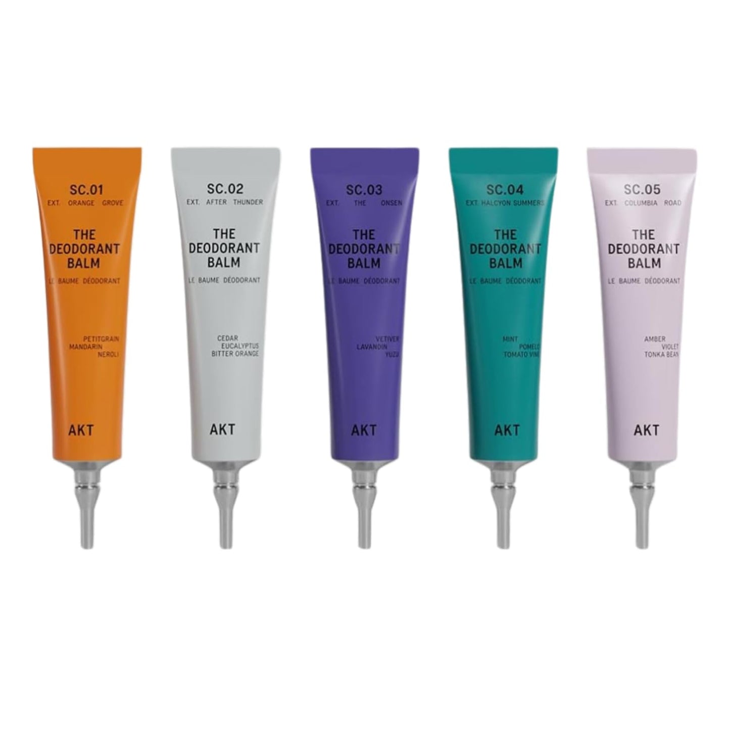 AKT Mini Deodorant Balms Discovery Set for All Genders
