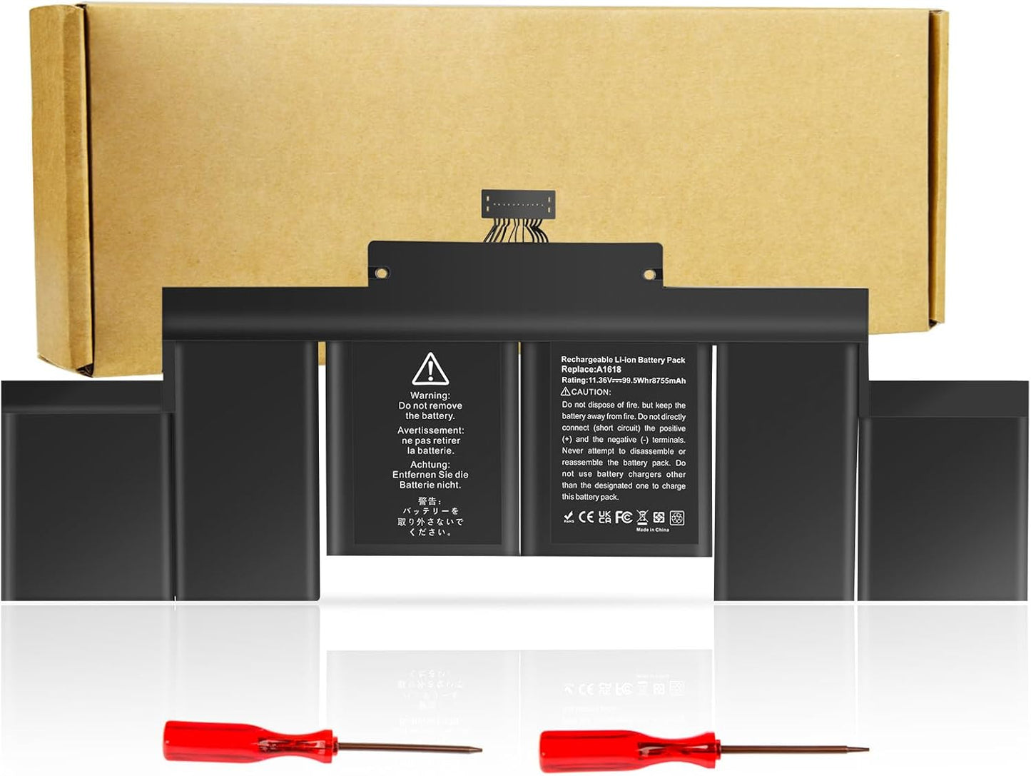 Futurebatt A1398 Battery Replacement for MacBook Pro 15in Retina