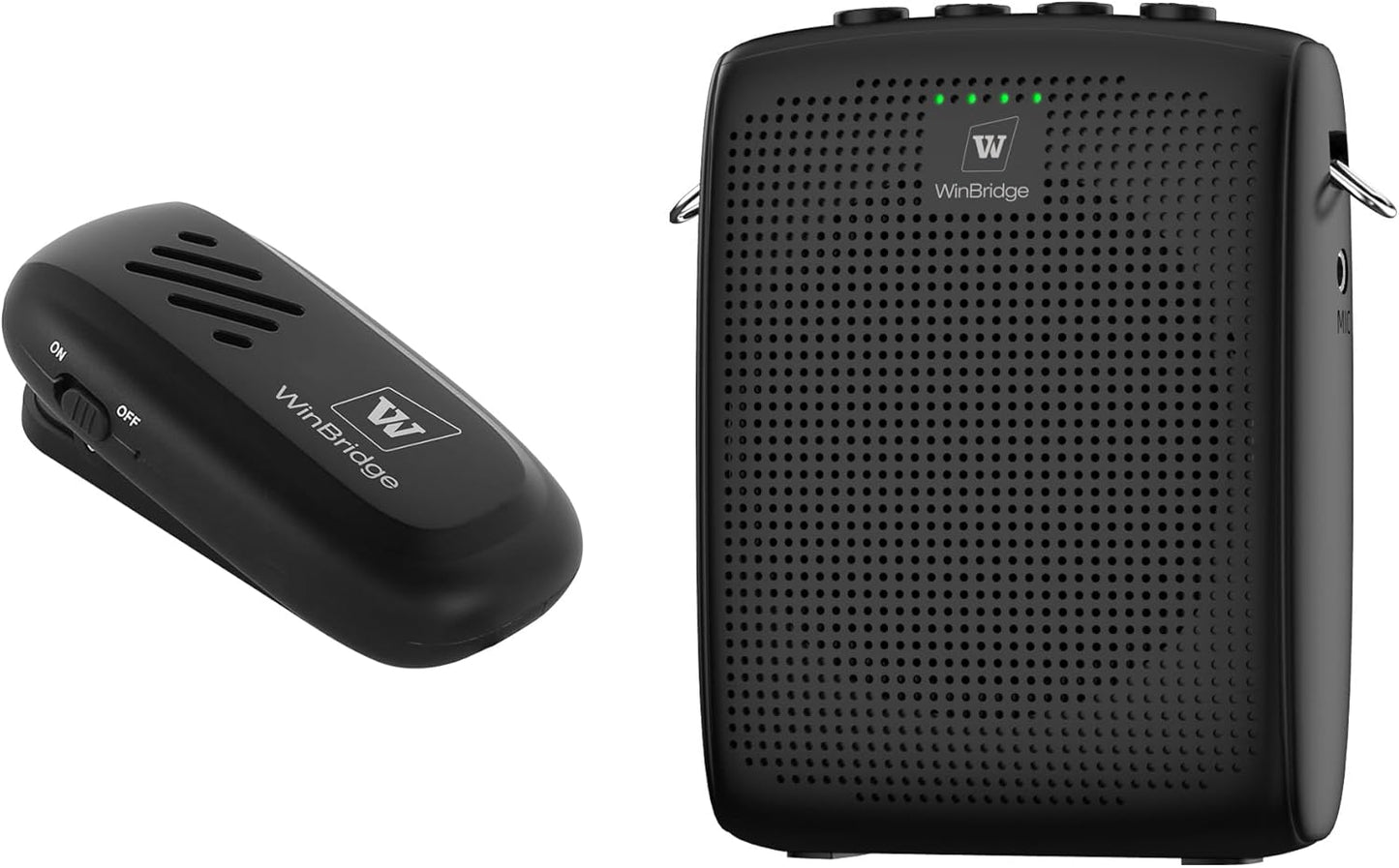 WinBridge 15W Wireless Voice Amplifier with Bluetooth Mic - Portable Power!