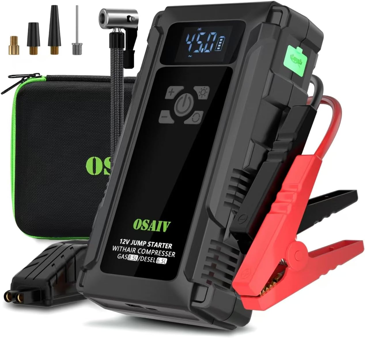 3000A Jump Starter & Air Compressor Combo