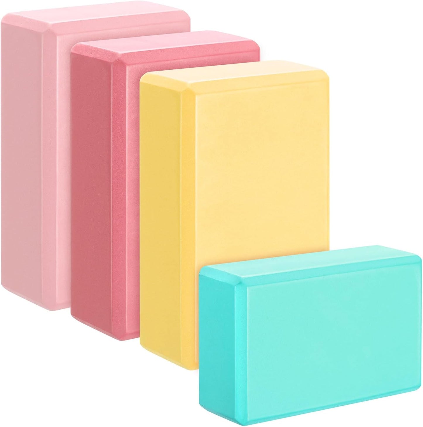 High Density Yoga Blocks Set for Supportive Pilates & Meditation